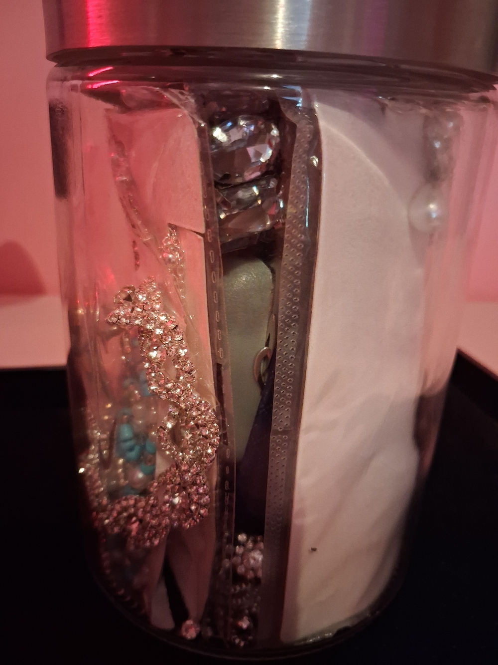 Diamonds, Silver & Pearls Mystery Jewelry Jar – Shimmering Surprise Lot!